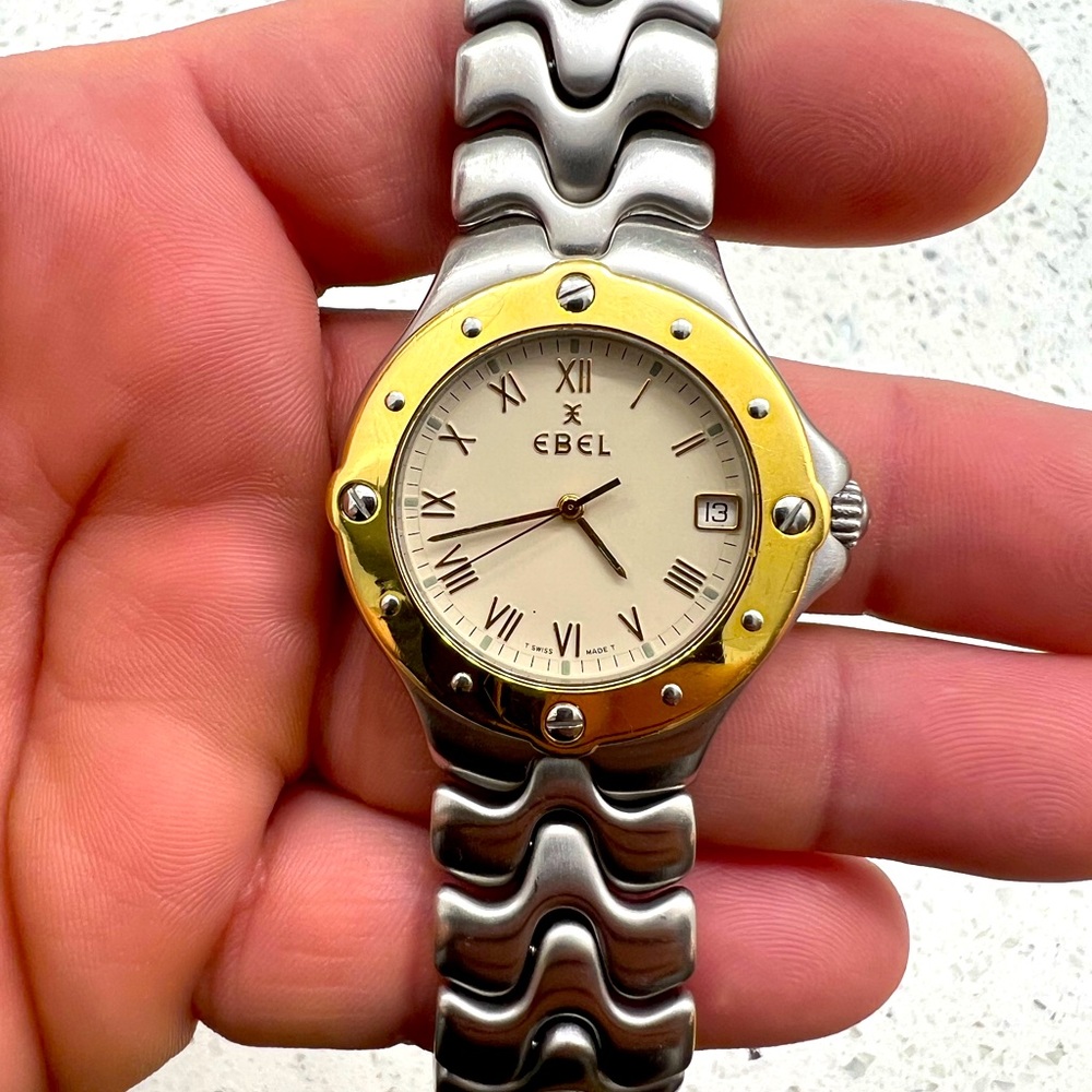 Ebel Sportwave Stainless Steel & 18K Gold Watch